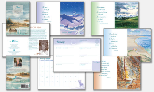 Graphic Design Sample: Yearly Planner Design