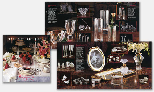 Graphic Design Sample: Gift Catalog Design