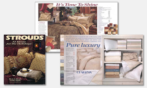 Graphic Design Sample: Bed & Bath Catalog Design