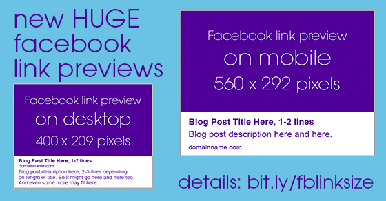 NEW Facebook Link Thumbnails: Optimize Your Blog Images!