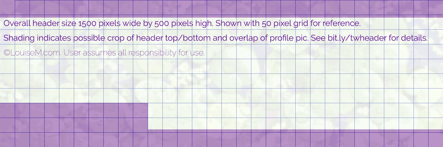 Responsive Twitter Header Size And Template 2017 