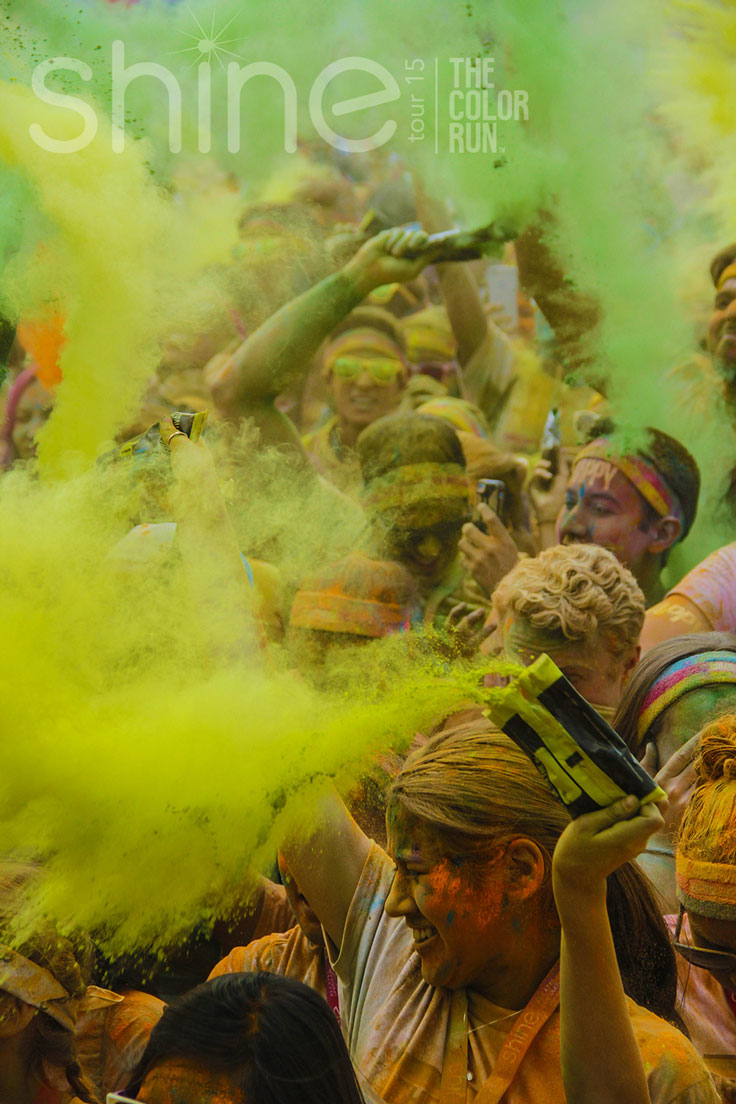 The Color Run is a unique paint race that celebrates healthiness, happiness, and individuality. And it's full of COLOR!