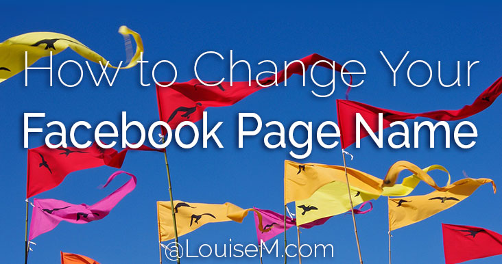 How to Change Your Facebook Page Name Easily (2023) | LouiseM