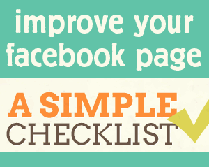 Improve Your Facebook Page with the Facebook Page Checklist - Louise Myers Visual Social Media