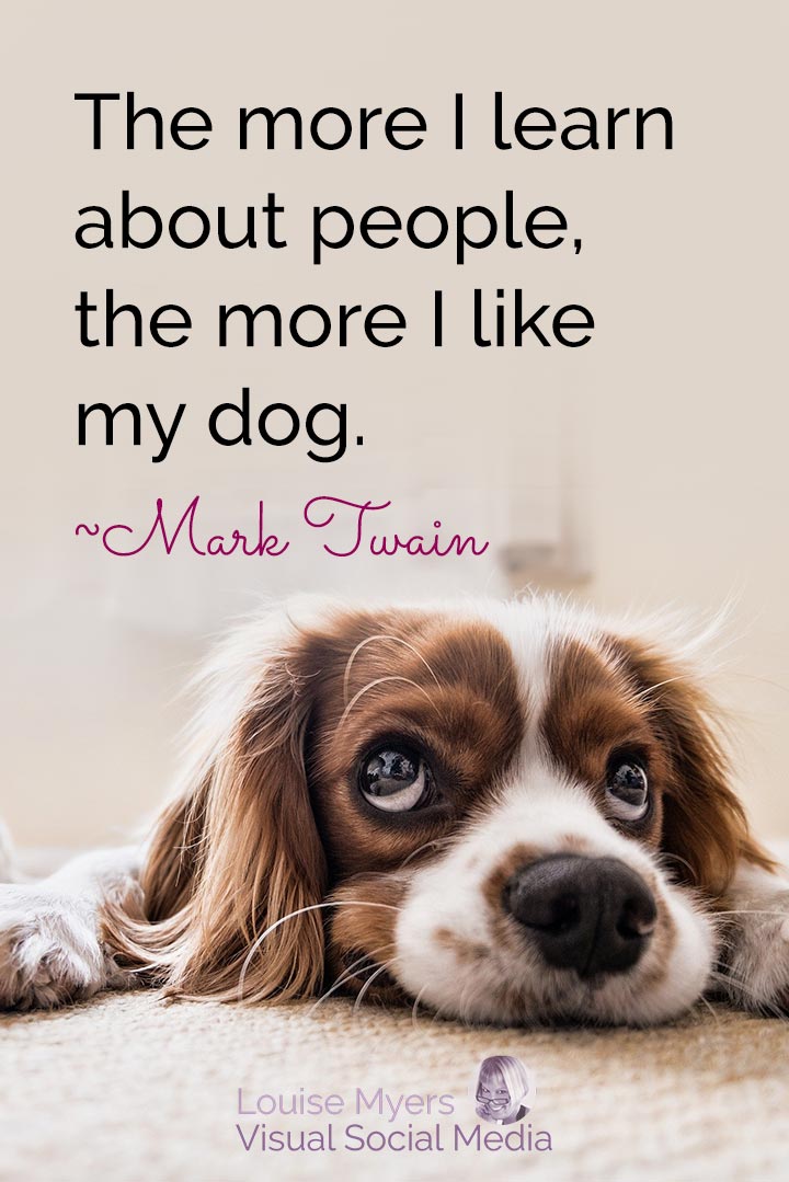 Mark twain dog quote