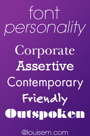 Font Personality: How to Choose Your Best