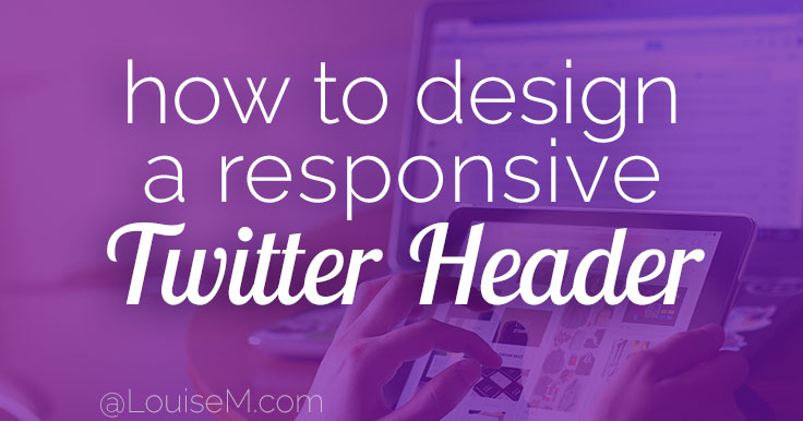 Responsive Twitter Header Size and Template 2017