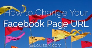 How to Change Your Facebook Page URL / Username Easily 2023 | LouiseM