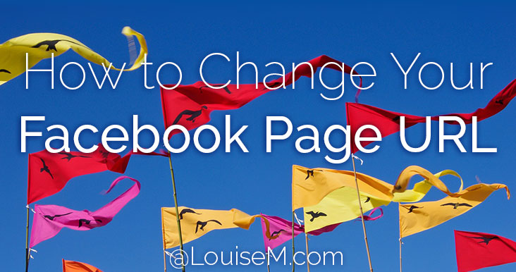 How to Change Your Facebook Page URL / Username Easily 2022 | LouiseM