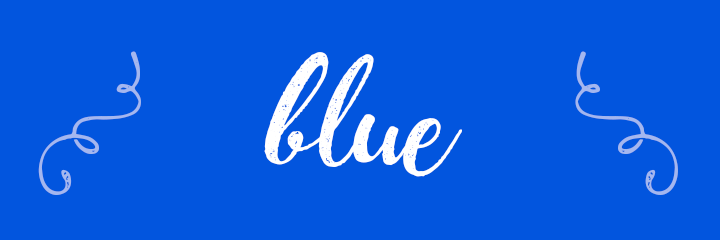 Blue Color Personality banner