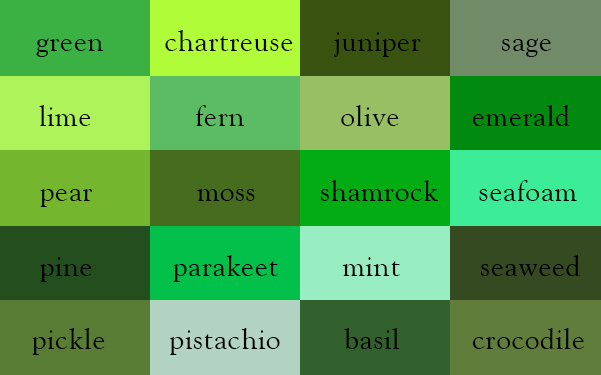 These 340 Unique Color Names Make The Best Color Thesaurus LouiseM