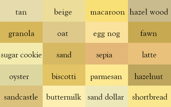 These 240 Color Names Make The Best Color Thesaurus - names for roblox colors