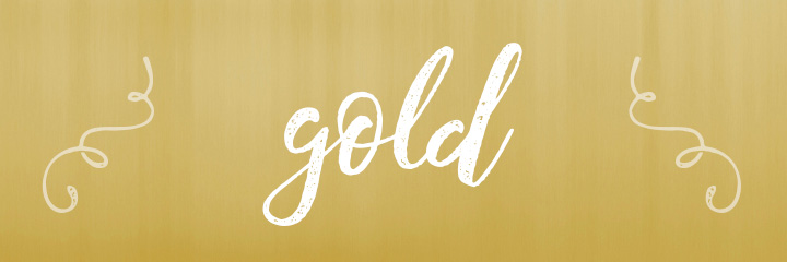 Gold Color Personality banner