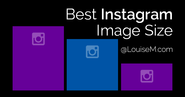 ستيريو مكثف هدف  The Best Instagram Image Size Guide 2023: All You Need | LouiseM