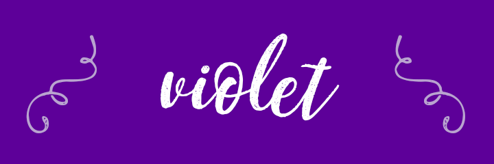 Violet Color Personality banner