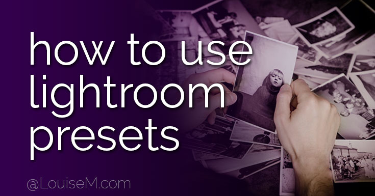 how to use downloaded presets on lightroom 5