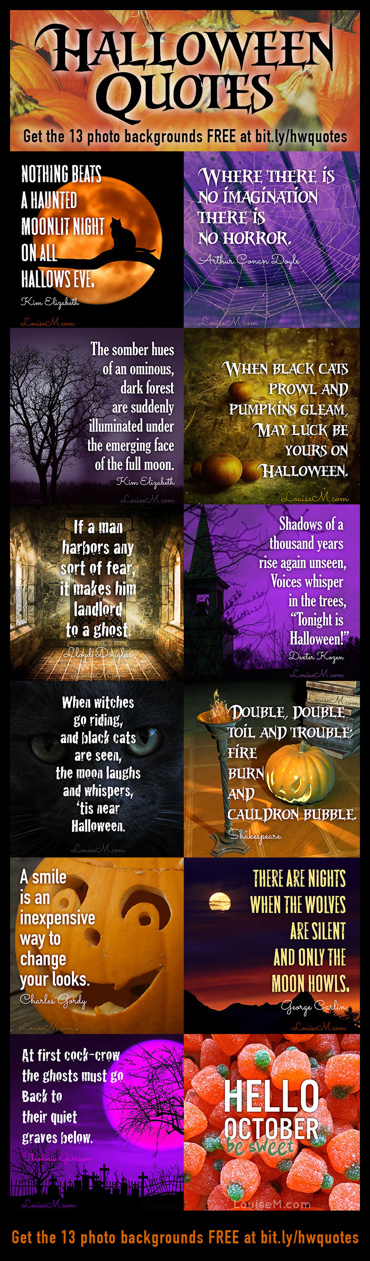 BOO! Halloween Quotes & FREE Photos You Need to Bewitch