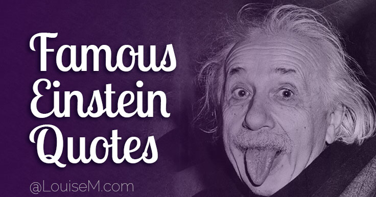 5 Famous Einstein Quotes banner