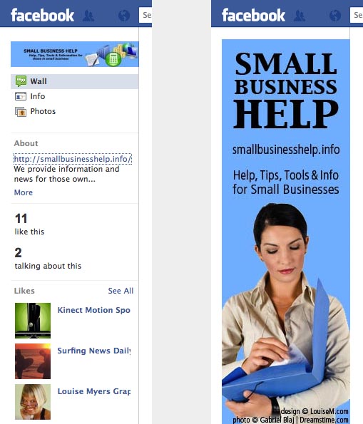 Huge inprovement in Facebook fan page design