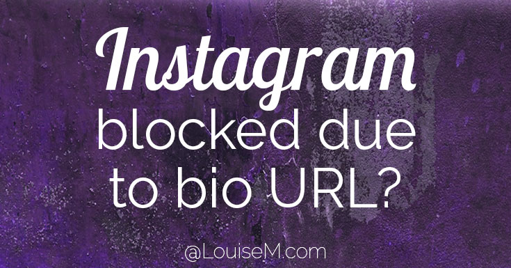 Did Instagram Block Your Bio Link Try This