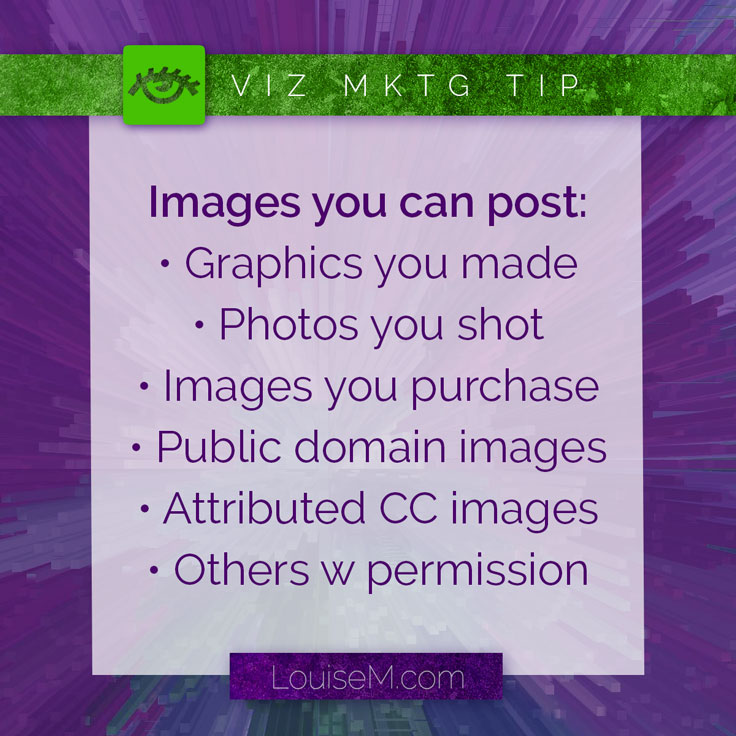 What To Post Instead of Using Others' Photos and Graphics