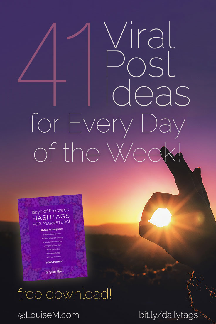 Hashtags for Days of the Week to Skyrocket Your Visibility - 736 x 1104 jpeg 102kB
