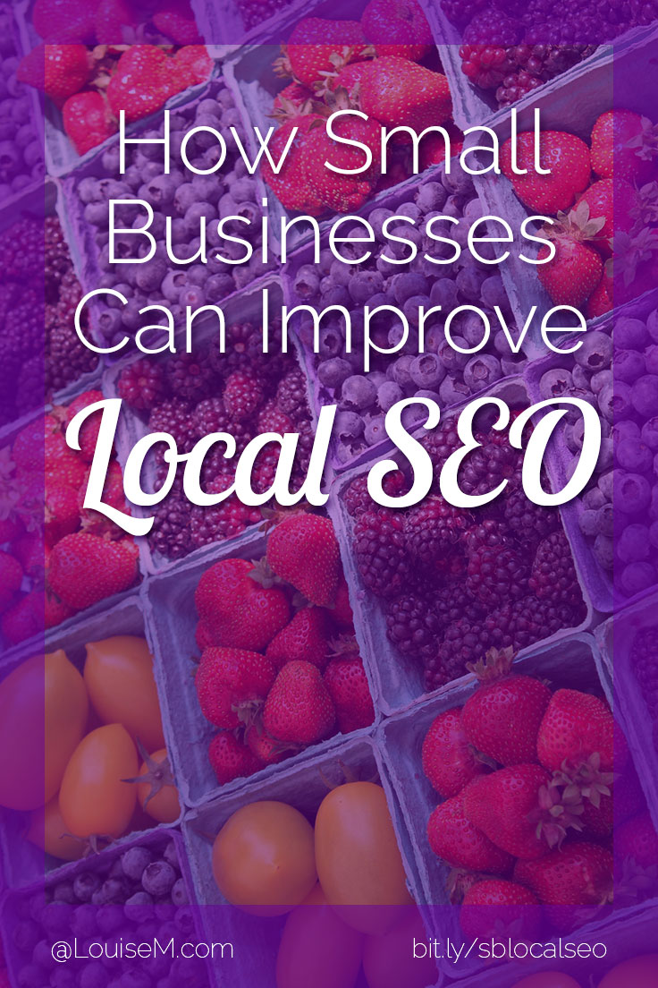 Local SEO for small business pin image