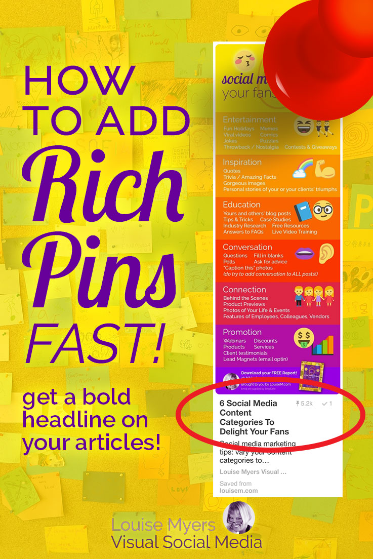 add Rich Pins to pop your Pinterest posts