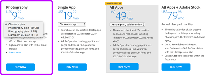 how much is lightroom 6