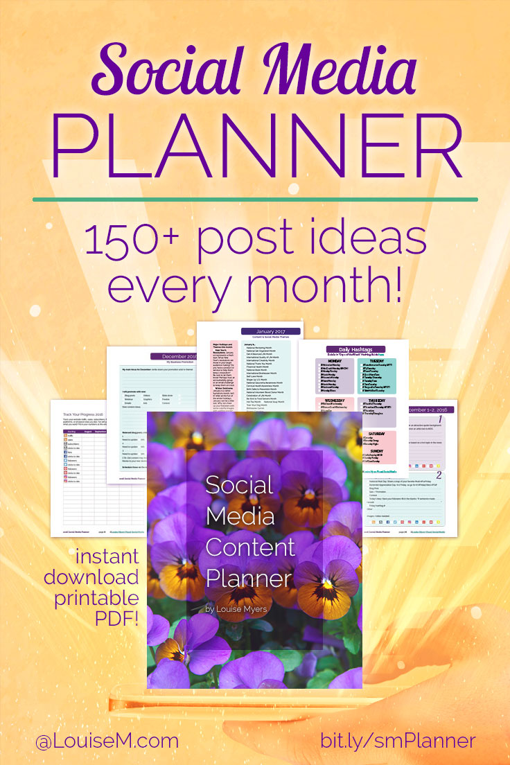 Social Media Content Planner Know What To Post When