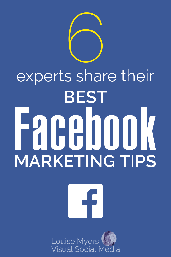 Facebook Marketing Tips pinnable graphic