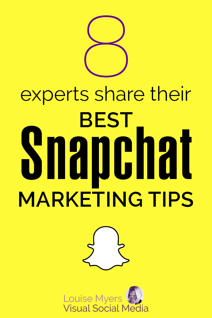 Snapchat Marketing Tips pinnable graphic