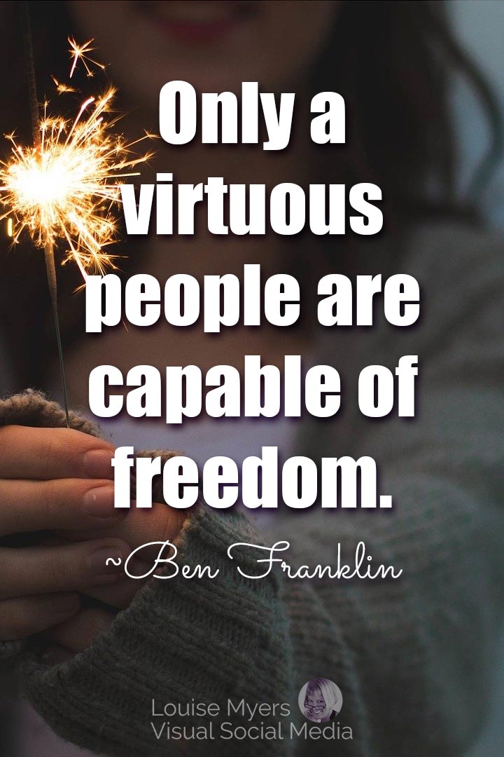 Ben Franklin freedom quote image