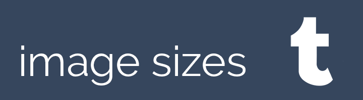 Tumblr image sizes banner