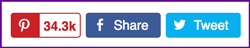 Social sharing buttons screenshot