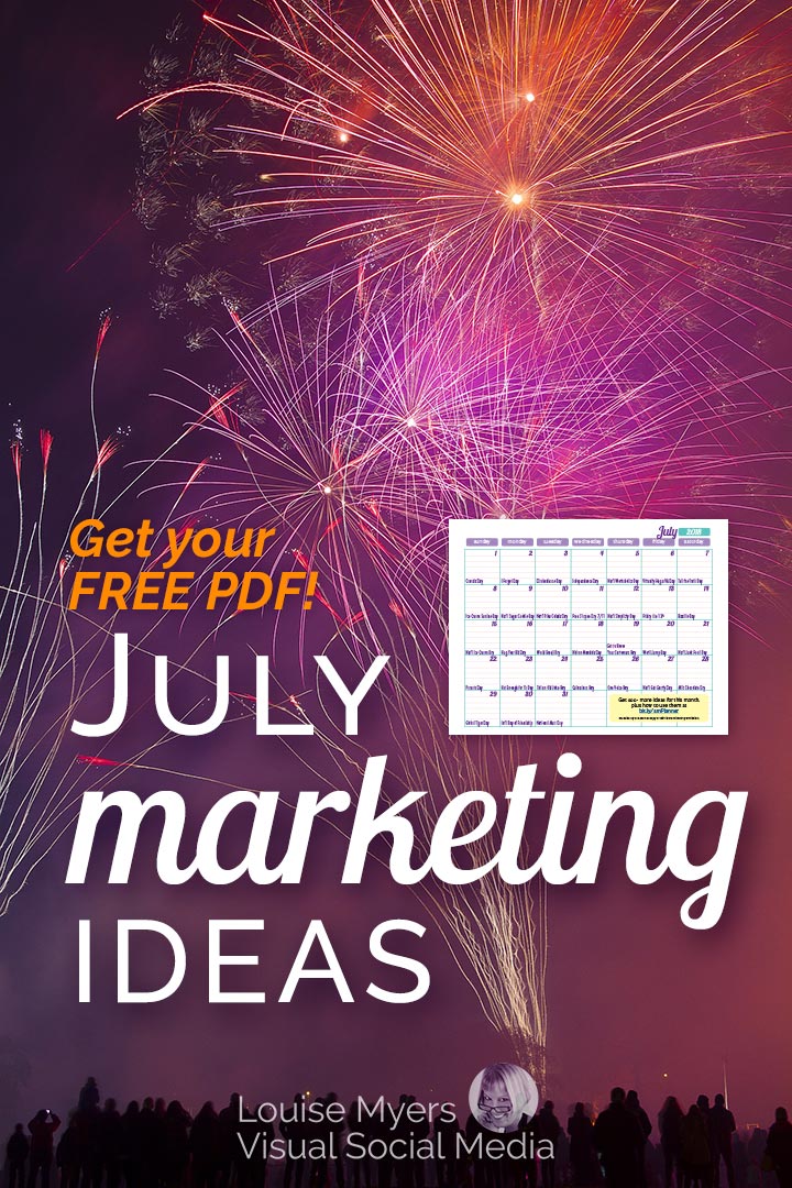 Need July marketing ideas? Download a FREE content inspiration calendar! Help your audience beat the heat, relax, and enjoy the freedom of summer.