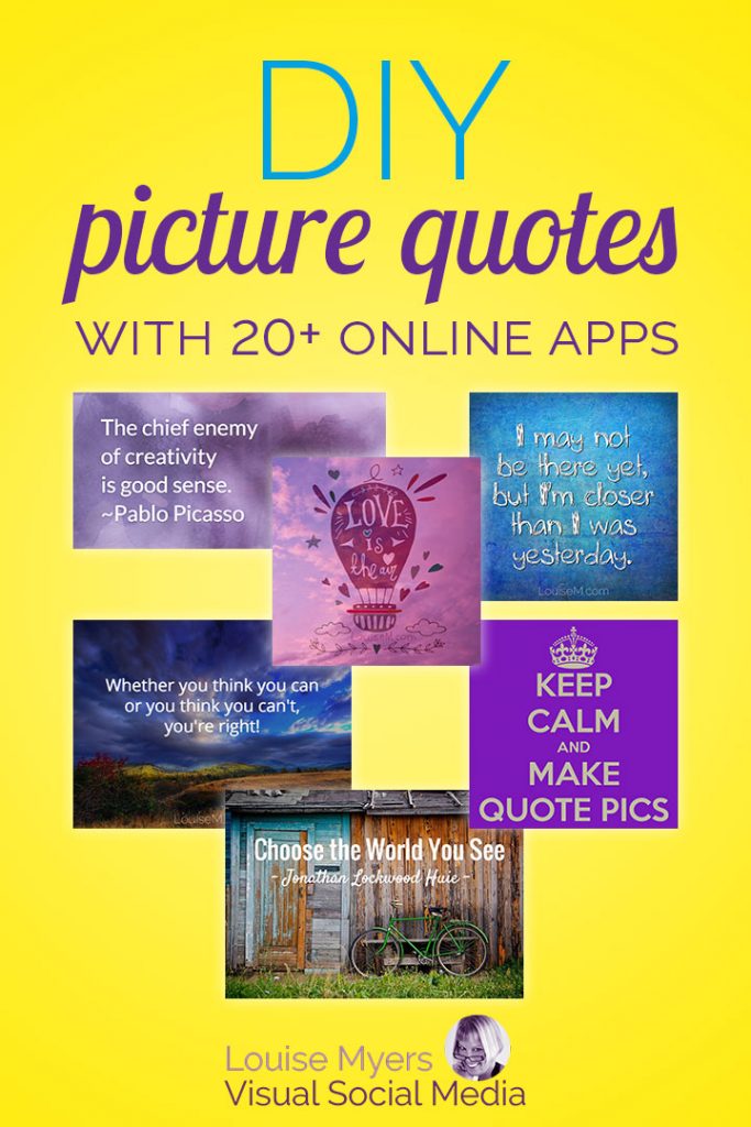 20+ EASY Ways to Make Picture Quotes Online