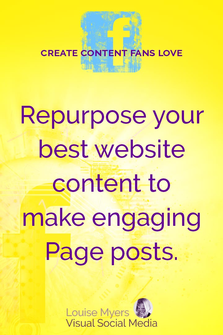 Repurpose content from your website graphic