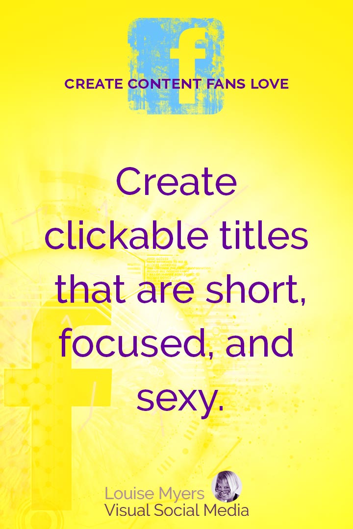create clickable headlines graphic