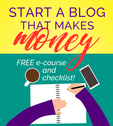 Start blogging to get more business! From choosing your niche and domain name to installing WordPress – it's in the FREE e-course. Click to join. You'll get ONE action step each day!