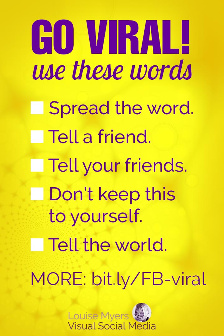 words to get more shares on facebook