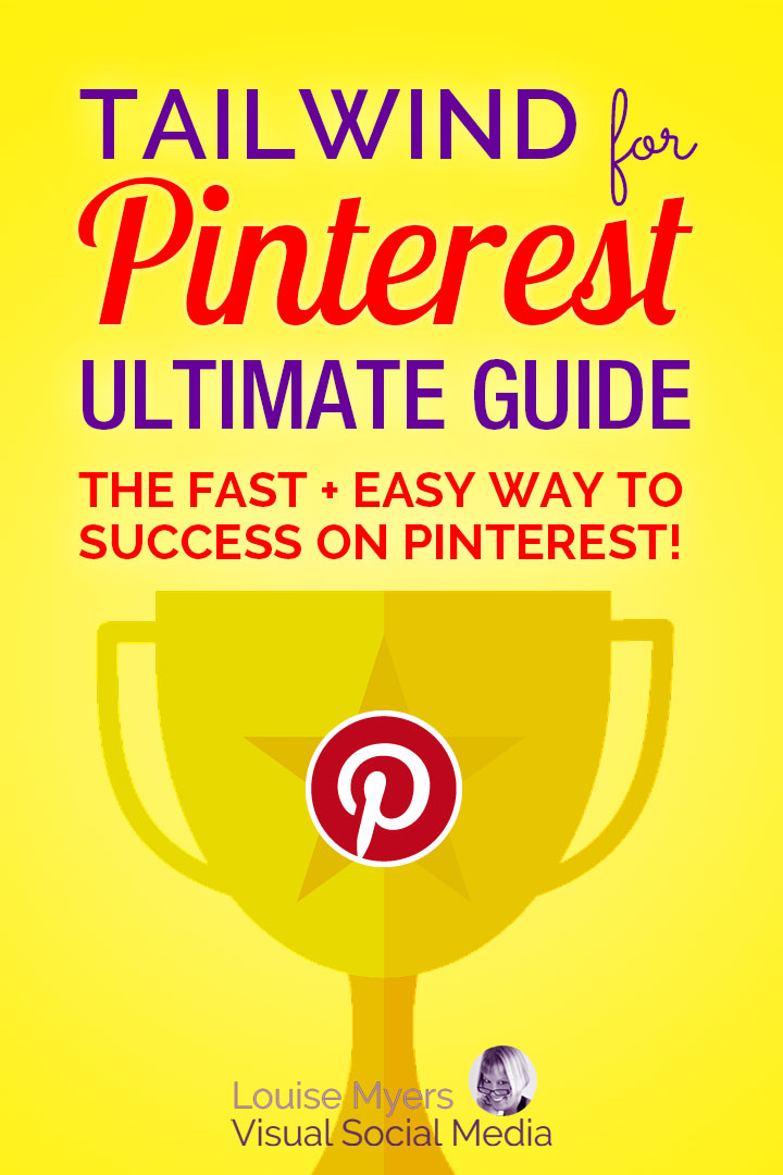 Tailwind for Pinterest pin image with trophy