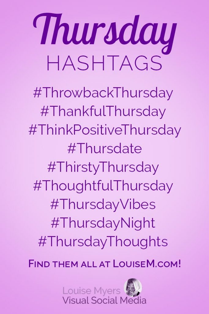 129 Hashtags for Days of the Week to Skyrocket Your Social LouiseM