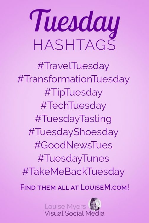 129 Hashtags for Days of the Week to Skyrocket Your Social LouiseM