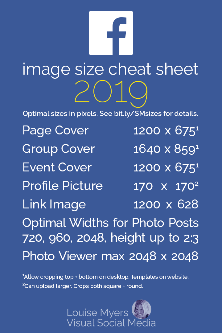 Social Media Cheat Sheet 2019: MustHave Image Sizes!