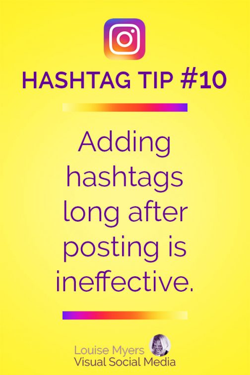 why my hashtags are not working on instagram