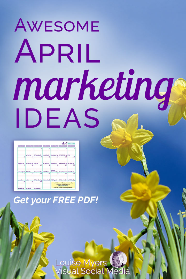 35 Awesome April Marketing Ideas to Inspire FREE Download!