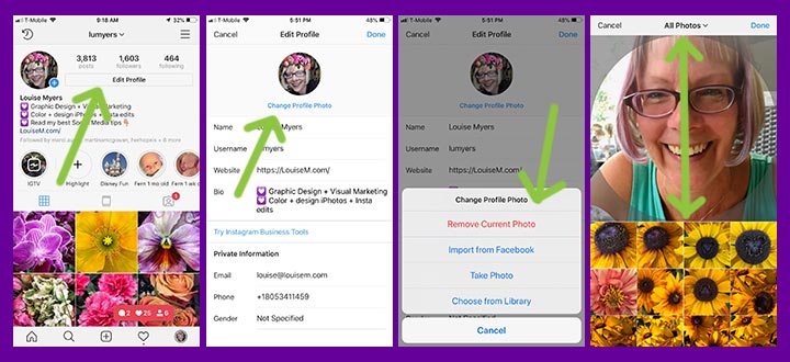 how to make your profile picture bigger on instagram