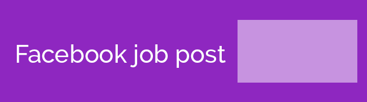 Facebook job post image size banner