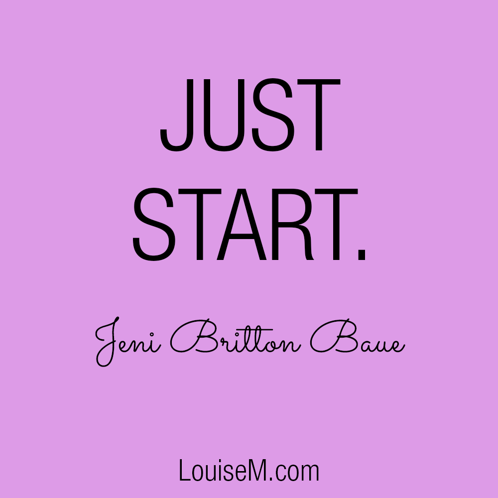 just start quote on lavender background.